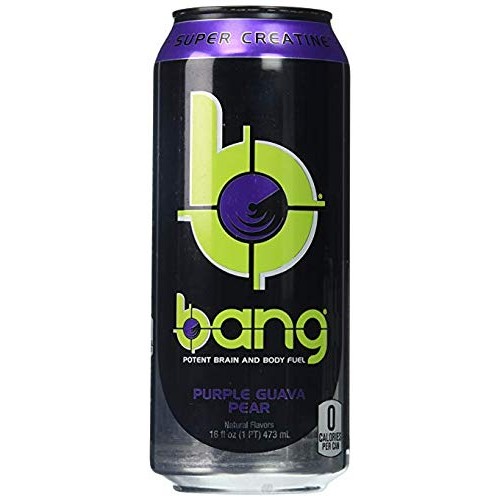 Bang Energy Drinks - 6, 16 Ounce Cans Purple Guva Pear