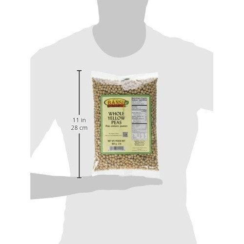 Bansi, Whole Yellow Peas, 907 Gramsgm