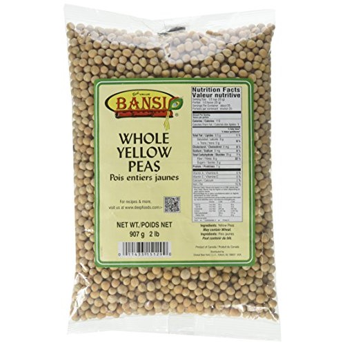 Bansi, Whole Yellow Peas, 907 Gramsgm