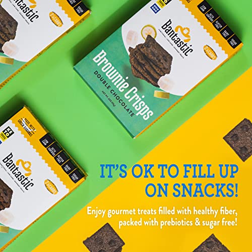 Healthy Keto Snack, Bantastic Double Chocolate Brownie Crisps, S...