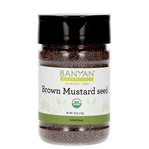 Banyan Botanicals Brown Mustard Seed - Usda Organic - Heating Sp