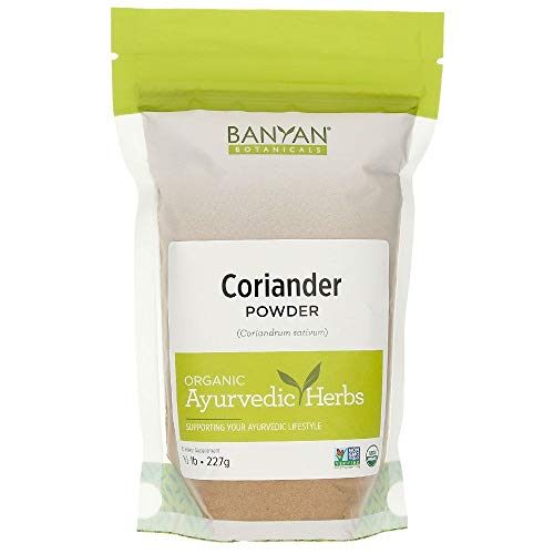 Banyan Botanicals Coriander Powder - Certified Organic, 1/2 Lb -