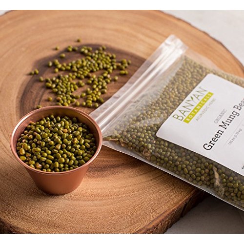 Banyan Botanicals Green Mung Beans - Usda Organic - Non Gmo - Fo