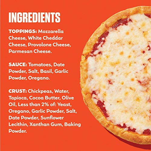 Banza Four Cheese Frozen Pizza Made From Chickpeas - High Protei