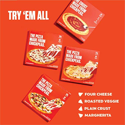 Banza Four Cheese Frozen Pizza Made From Chickpeas - High Protei
