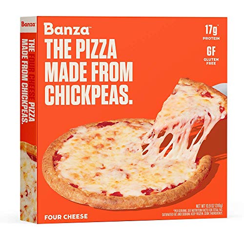 Banza Four Cheese Frozen Pizza Made From Chickpeas - High Protei