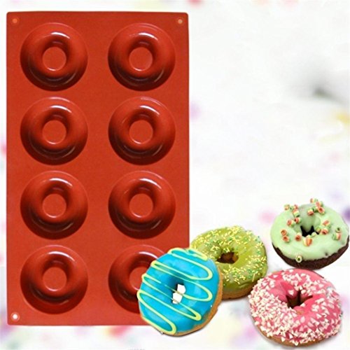 Cake Mould,Baomabao Silicone Donut Cupcake Mold Muffin Chocolate