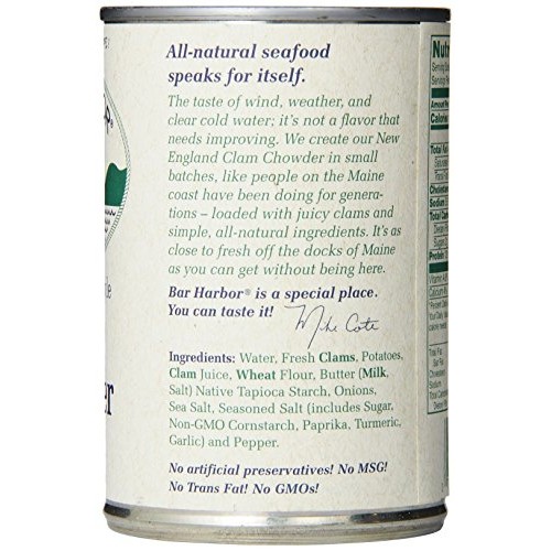 Bar Harbor Chowder, New England Clam, 15 Ounce Pack Of 6