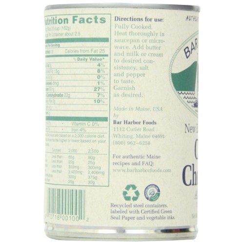 Bar Harbor Corn Chowder, 15 Ounce