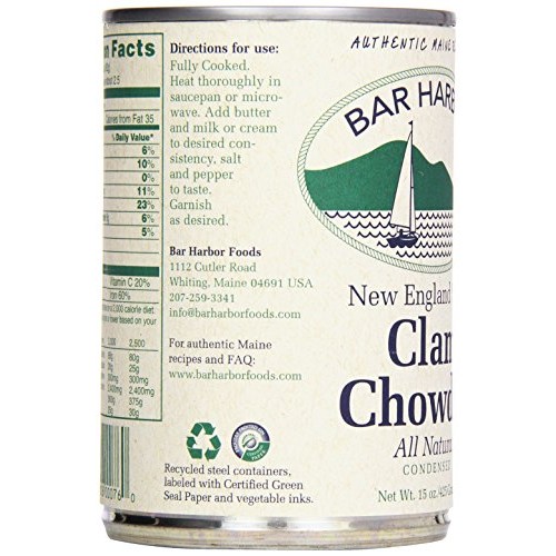 Bar Harbor New England Clam Chowder, 15 Ounce