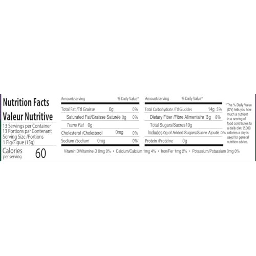 Baraka Dried Figs No Sugar Added All Natural High Fiber Vegan Dr...