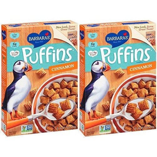 Barbaras Barbaras Puffins Cinnamon, 10 Oz, 2Pk