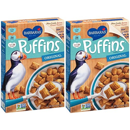 Barbaras Bakery Puffins Original, 2 Pk