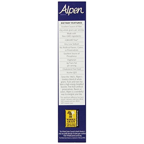 Alpen Cereal, No Sugar Added, 14 Ounce