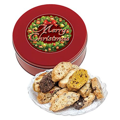 Christmas Biscotti - 1Lb Tin