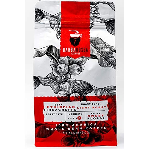 Barbarossa Coffee Ethiopian Yirgacheffe Natural Processed Artisa