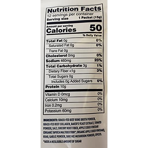 Bare Bones Bone Broth Instant Beverage Mix, Beef, 10G Protein, K