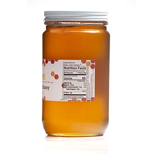 Bare Honey | Raw Wildflower Honey | 48 Oz Glass Jar