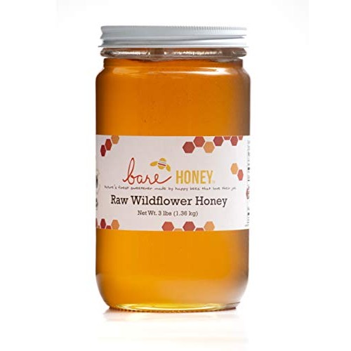 Bare Honey | Raw Wildflower Honey | 48 Oz Glass Jar