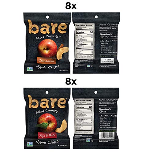 Bare Baked Crunchy Apples Fruit Snack Pack, Gluten Free, Fuji &Amp;