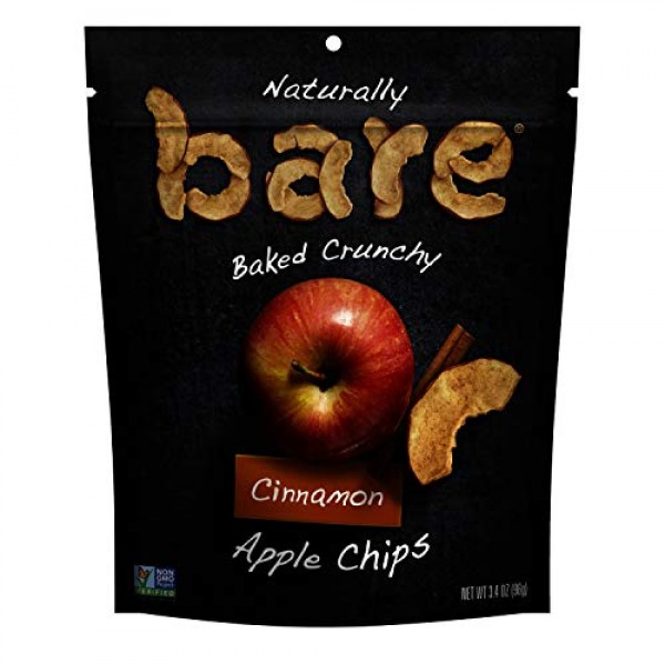 Bare Fruit Naturally Baked Crunchy, Fuji & Reds Apple Chips, 3.4 oz