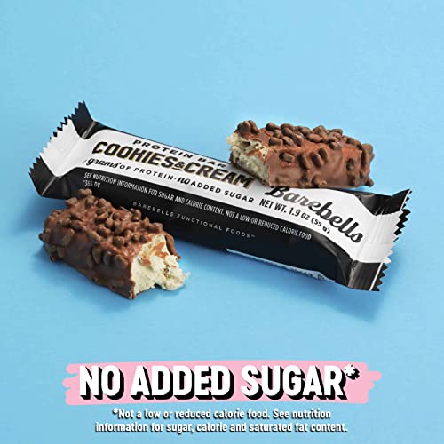 Barebells Protein Bars Cookies &Amp; Cream - 12 Count, 1.9Oz Bars -