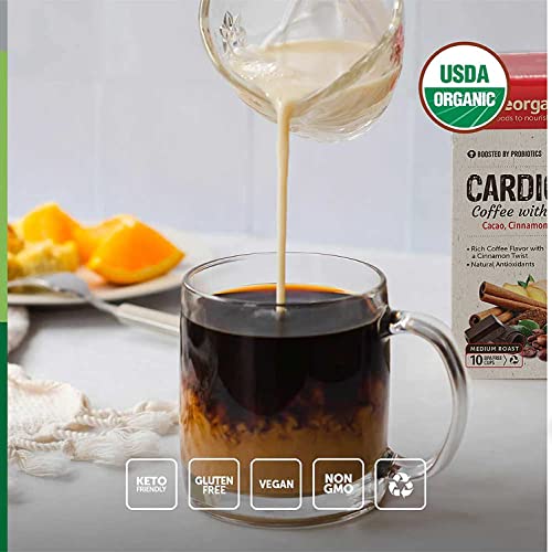 Bare Organics 15947 Cardio Care USDA Organic Coffee Pods, Keurig...