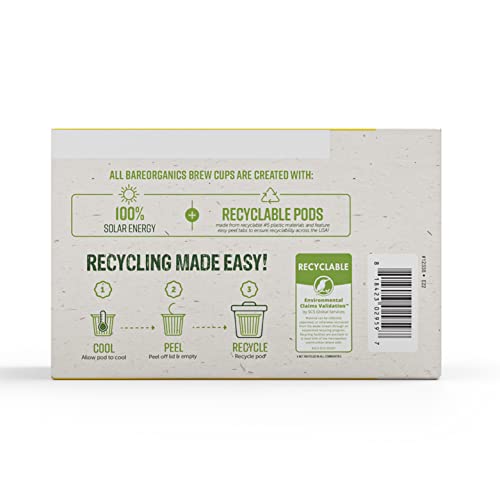 BareOrganics 12338 Slim Care Tea with Superfoods, Organic Probio...