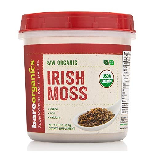 Bareorganics Irish Moss Powder | Superfood Powder | Keto &Amp; Paleo