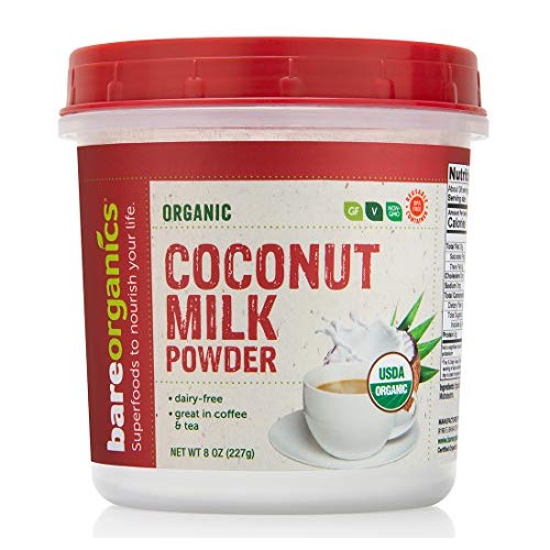 Bareorganics Coconut Milk Powder, 8 Ounce
