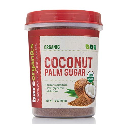 Bareorganics Coconut Palm Sugar, 16 Ounce