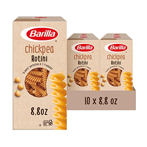 Barilla Chickpea Rotini Pasta, 8.8 Ounce Pack Of 10 - Plant Ba