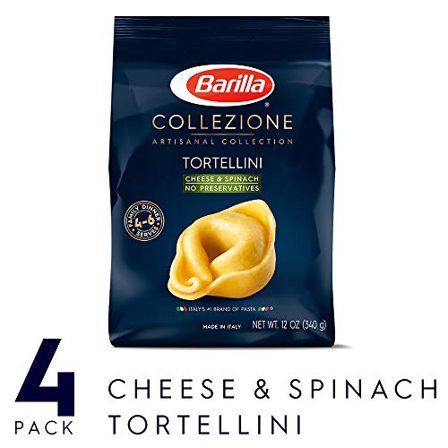 Barilla Collezione Pasta, Cheese And Spinach Tortellini, 12 Ounce