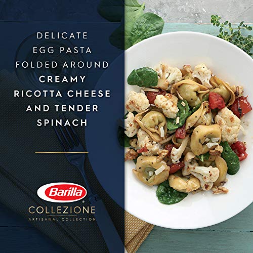 Barilla Collezione Pasta, Cheese And Spinach Tortellini, 12 Ounce