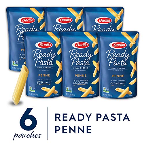Barilla Fully Cooked Ready Pasta, Penne, 8.5 Ounce Pack Of 6 Barilla Fully Cooked Ready Pasta, Penne, 8.5 Ounce Pack Of 6