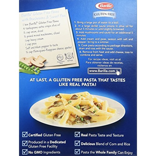 Barilla Gluten Free Penne Pasta, 12 Ounce Boxes Pack Of 3