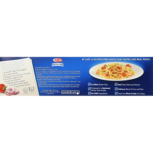 Barilla Gluten Free Spaghetti Pasta, 12 Ounce Boxes Pack Of 3