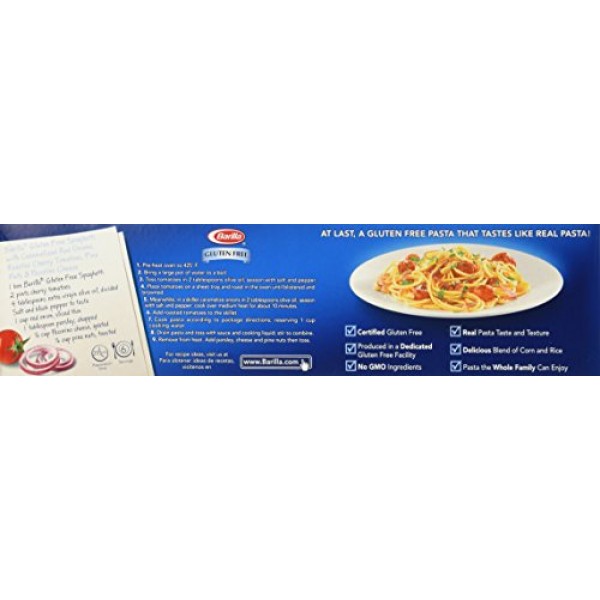 Barilla Gluten Free Spaghetti Pasta, 12 Ounce Boxes Pack of 3