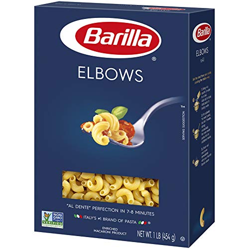 Barilla Pasta, Elbows, 16 Ounce Pack Of 16