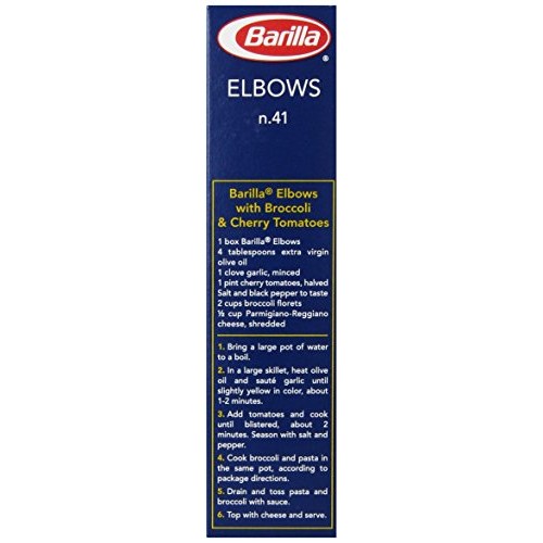Barilla Pasta, Elbows, 16 Ounce Pack Of 16