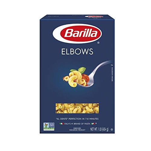Barilla Pasta, Elbows, 16 Ounce Pack Of 16