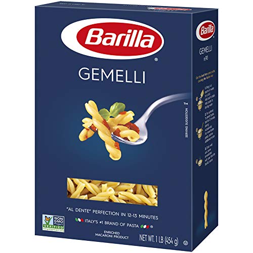 Barilla Pasta, Gemelli, 16 Ounce Pack Of 16