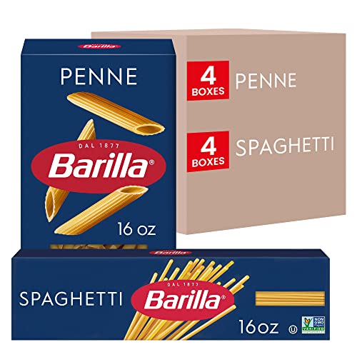 Barilla Penne & Spaghetti Pasta Variety Pack, 16 oz. Boxes (Pack...