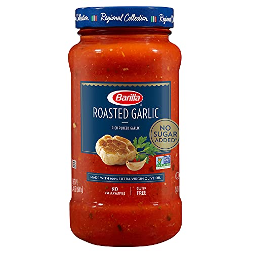Barilla Premium Pasta Sauce Roasted Garlic, 24 Ounce Jar - No Ad