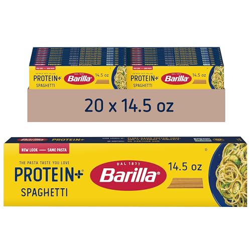 BARILLA Protein+ Plus Spaghetti Pasta, 14.5 Ounce Pack of 20...