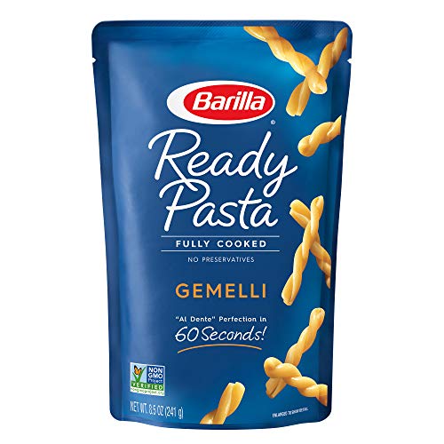Barilla Ready Pasta, Gemelli Non-Gmo, No Preservatives Pack Of 6 Barilla Ready Pasta, Gemelli Non-Gmo, No Preservatives Pack Of 6