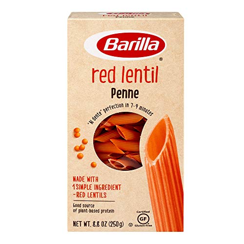 Barilla Red Lentil Penne Pasta, 8.8 Ounce Pack Of 10 - Plant B