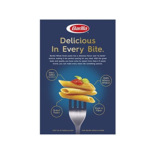Barilla Whole Grain Pasta, Penne, 16 Ounce Pack Of 8