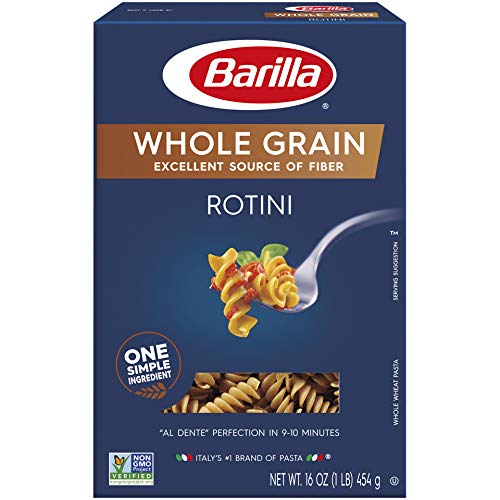 Barilla Whole Grain Pasta, Rotini, 16 Ounce Pack Of 8
