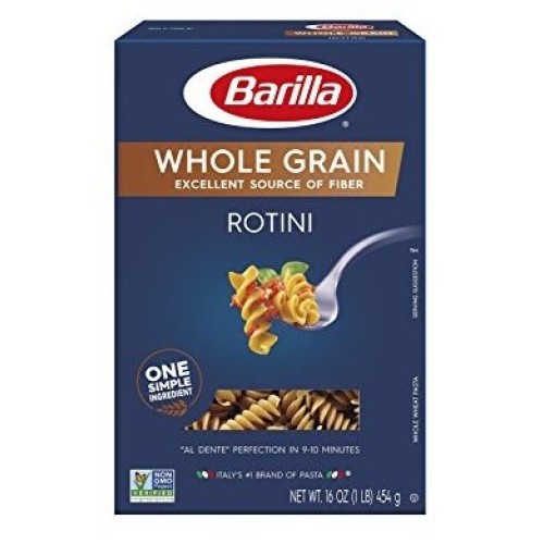 Barilla Whole Grain Rotini Pasta 16 Oz. Pack Of 2